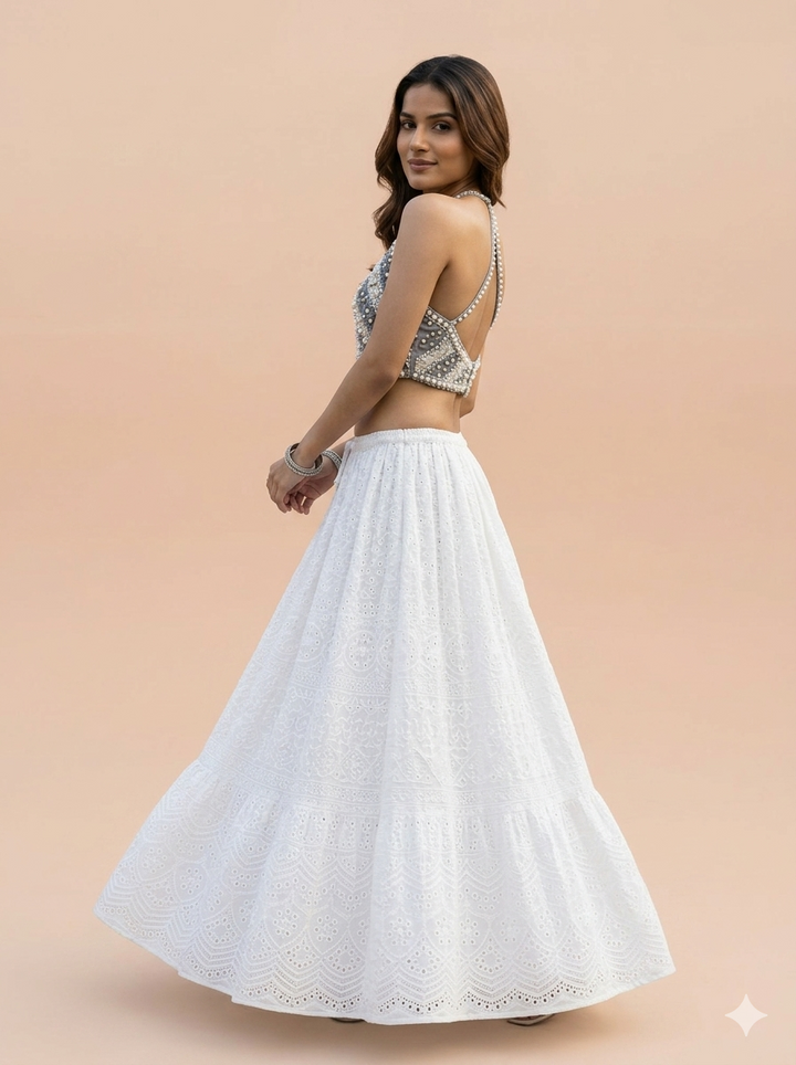 Blush Bloom Crochet Top