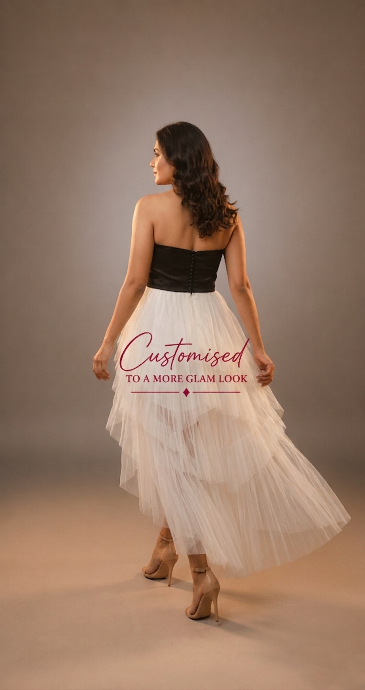 Tulle Layered Maxi Dress