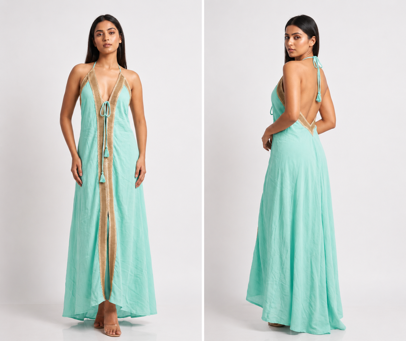 Aurelia Halter Maxi Dress