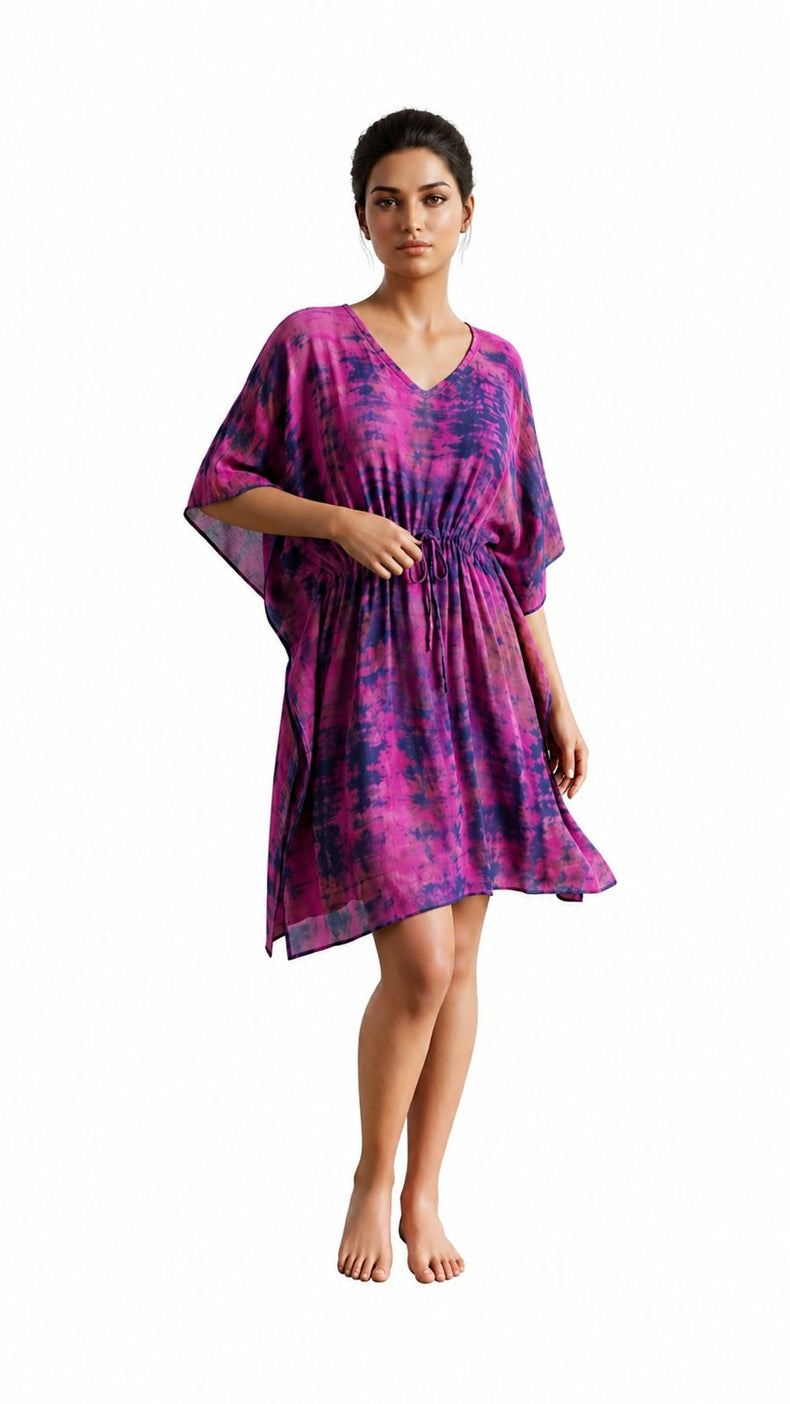 Tie-Dye Kaftan Dress