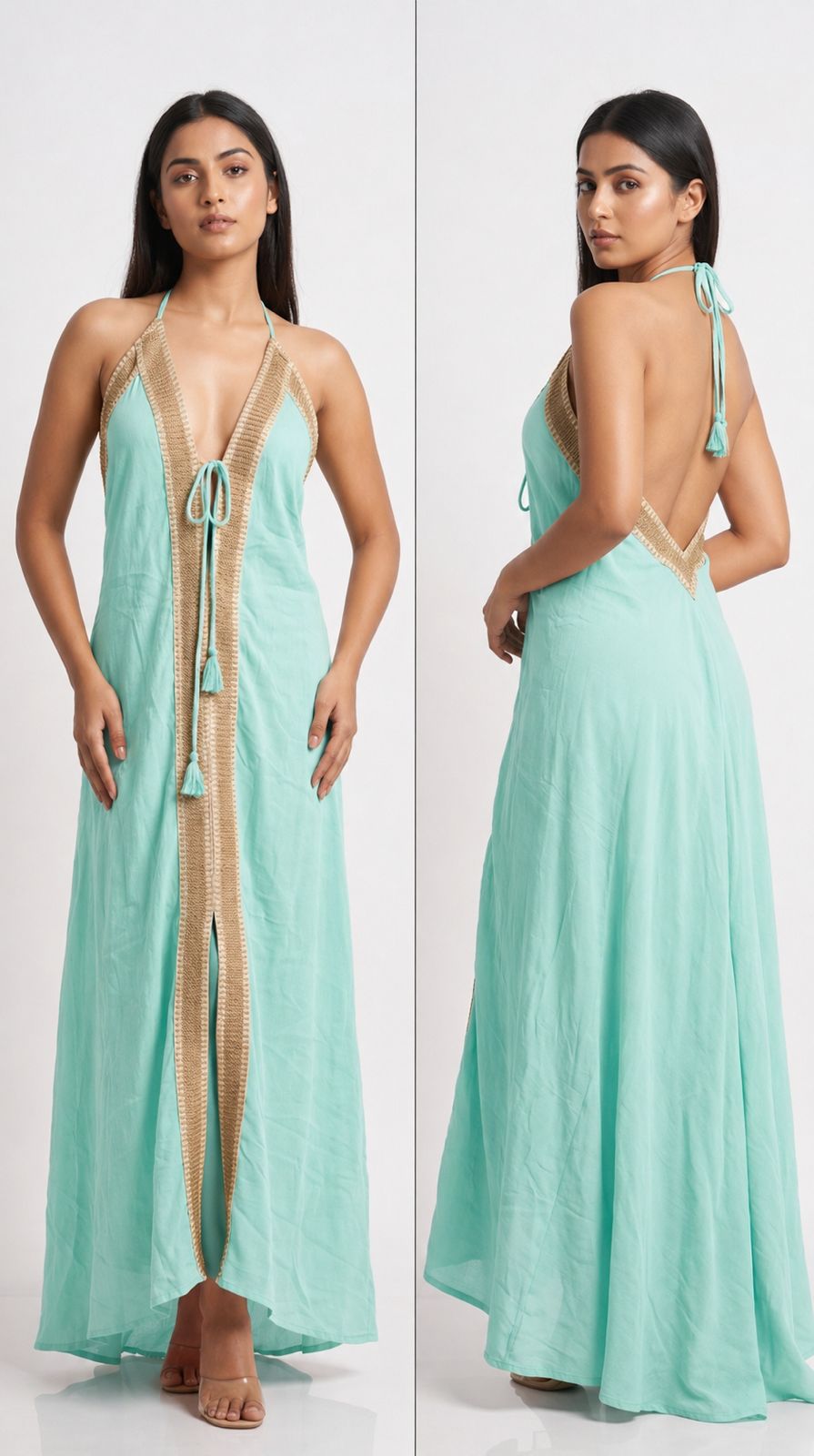 Aurelia Halter Maxi Dress