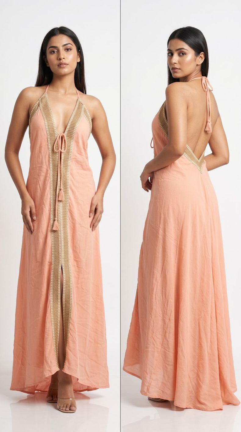 Aurelia Halter Maxi Dress