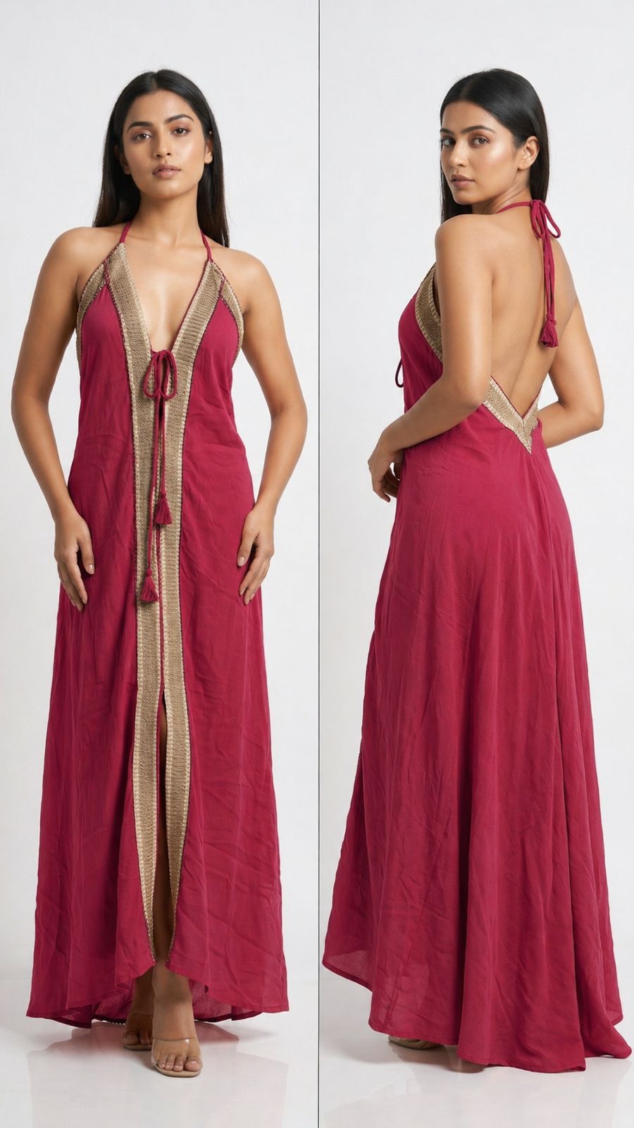 Aurelia Halter Maxi Dress