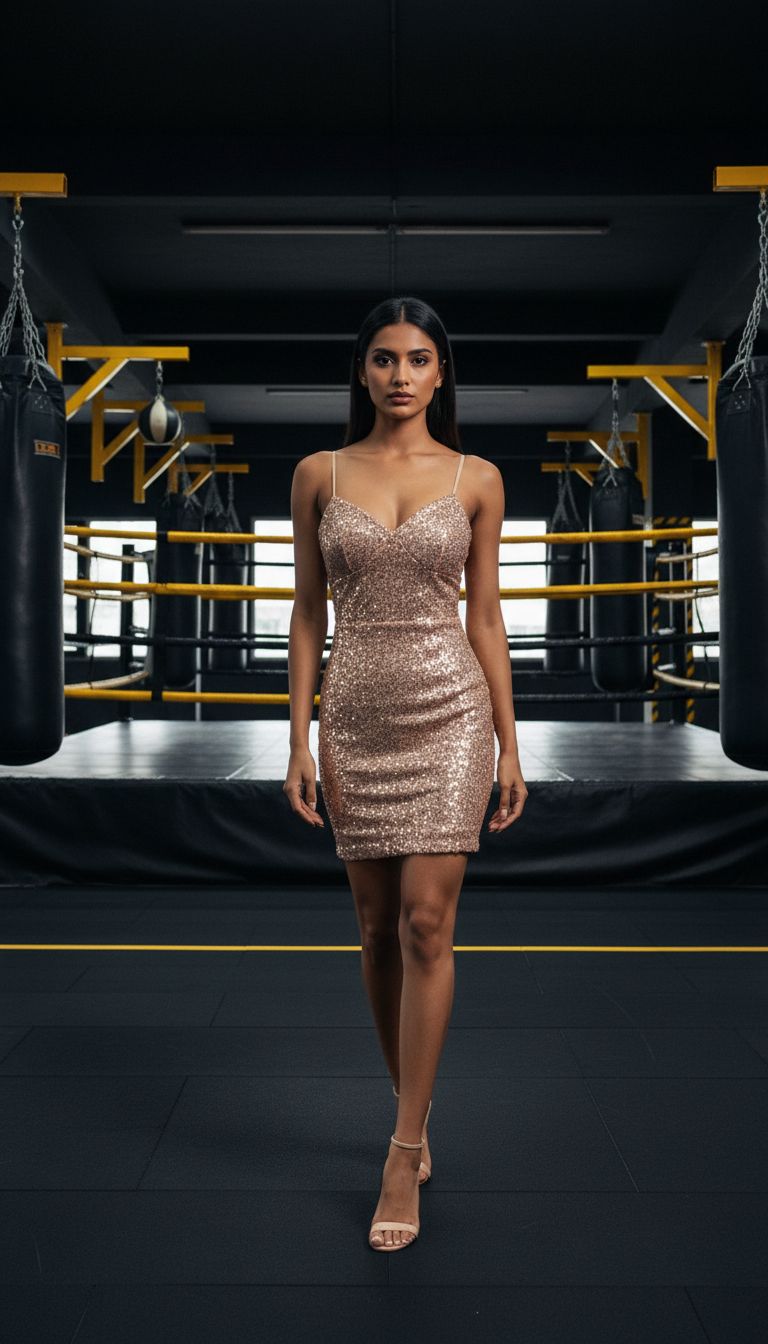 Sequin Bodycon Mini Dress