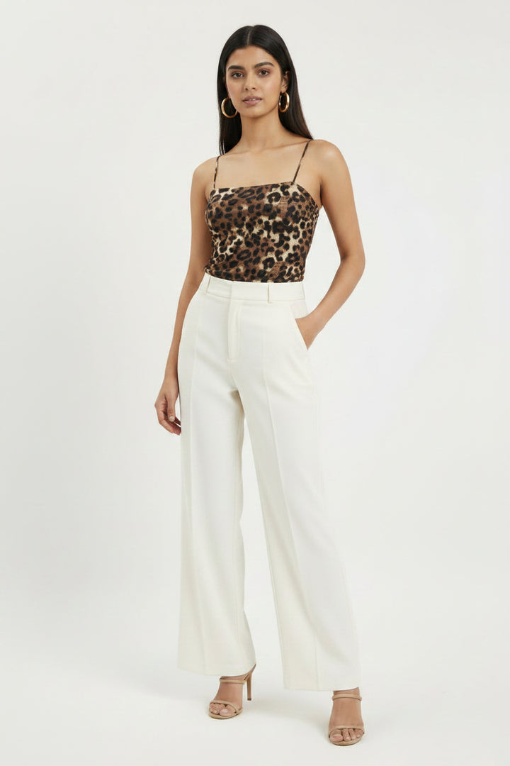 Wild Luxe Leopard Print Cami Bodysuit & Top